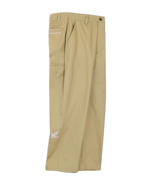 Coin Pocket Wing Logo Twill Chino Pants_Beige