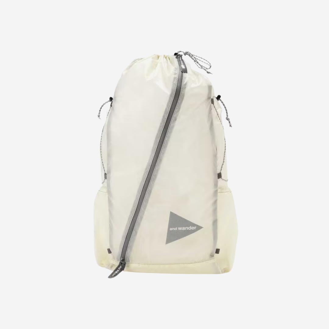 And Wander Sil Daypack Off White
