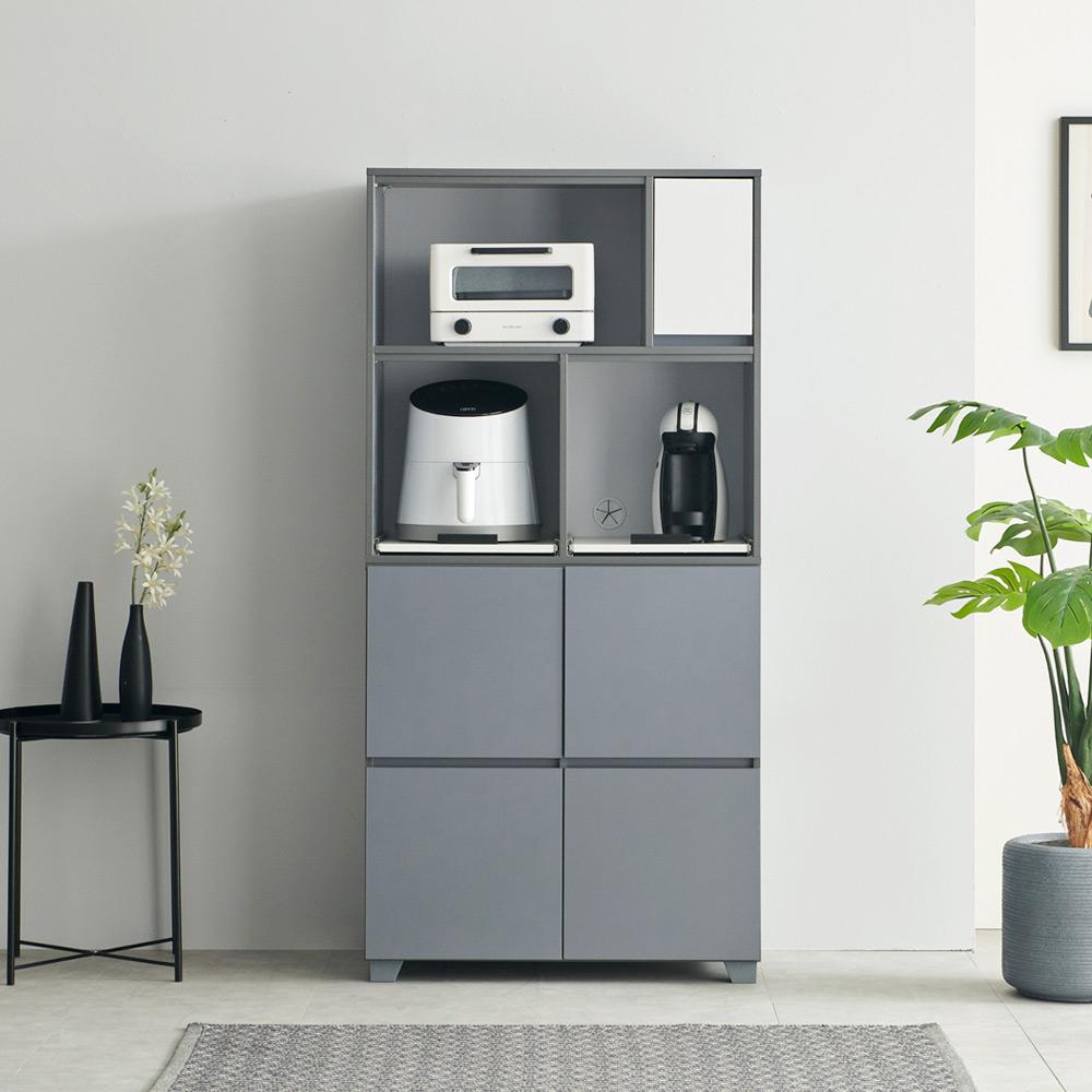 [데코라인] 프리지라이트 렌지대 서랍장 세트