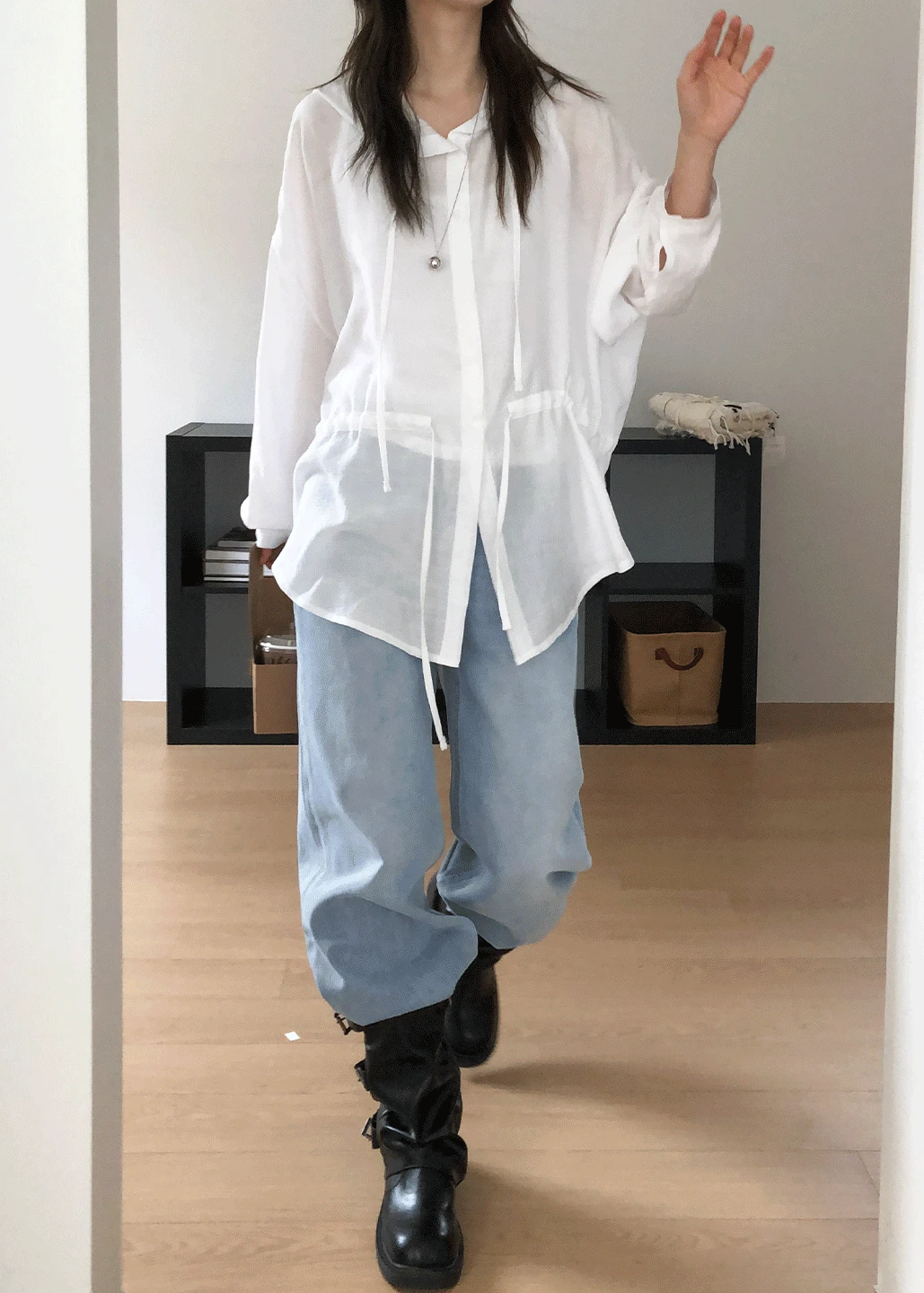 CLASSIC OVER HOODED SHIRT