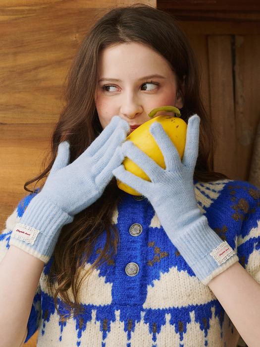 [단독]스윗 하트 핑거홀 장갑 EBAL159706