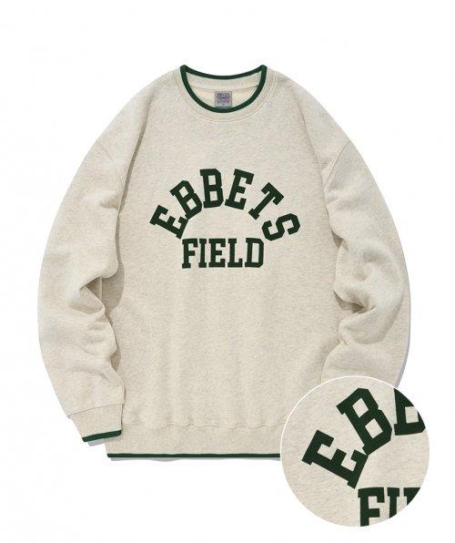 아치로고 맨투맨 오트밀