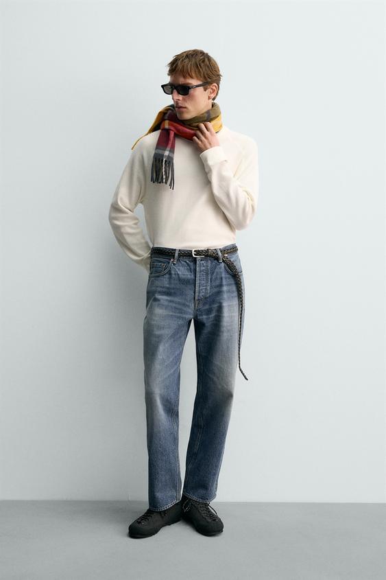 아론 레바인 X 자라 와플 텍스처 티셔츠