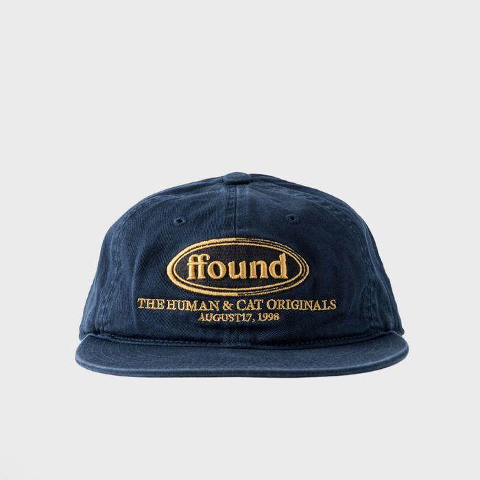 FFOUND WASHED FLAT BRIM CAP - NAVY