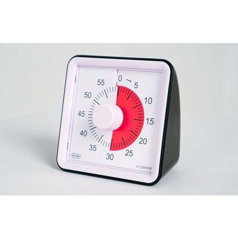 맑게울려퍼지는 타임타이머 2세대, 블랙, 1개