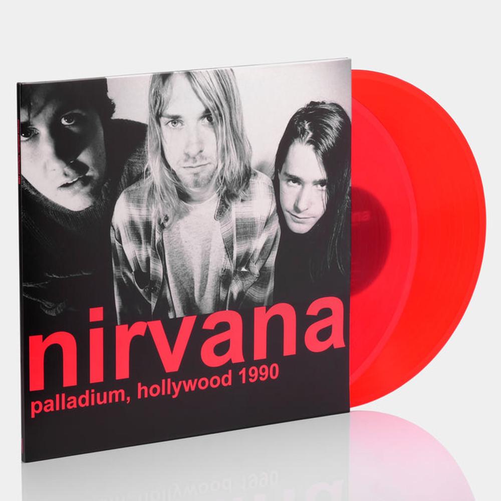 너바나 LP 레드 컬러 한정반 NIRVANA PALLADIUM HOLLYWOOD 1990