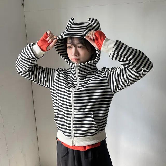 MEW 스트라이프 후디
