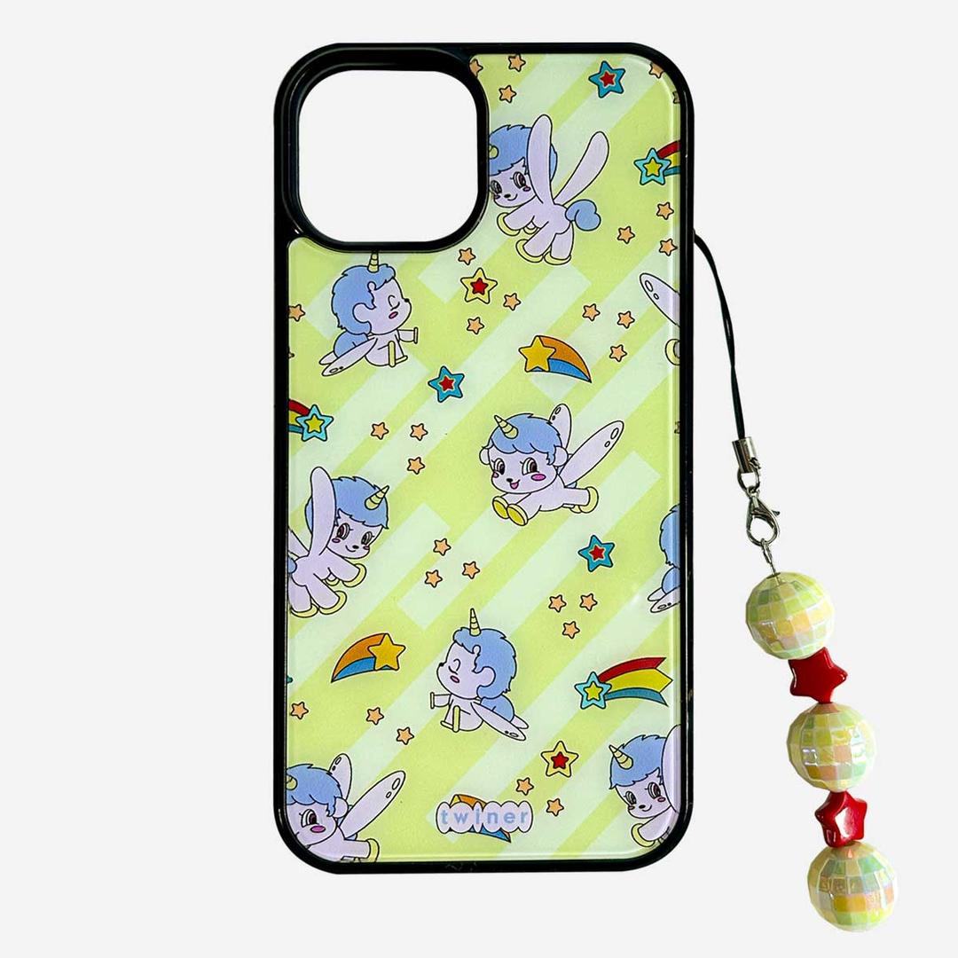 [PRE-ORDER] Shooting star phone case [YELLOW] (글라스 범퍼케이스)