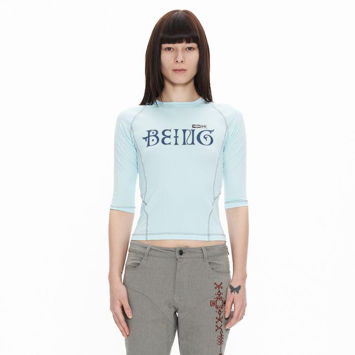 BEING Mesh Top Ice Blue