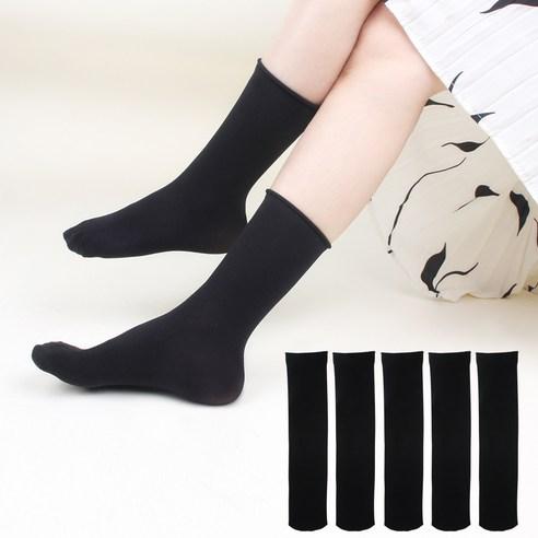 두발로 여성용 컬러 잔골지 스타킹양말 6켤레 - 양말 | 쿠팡