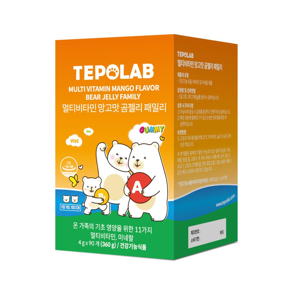 닥터아돌 멀티비타민 망고맛 곰젤리 패밀리 : 닥터아돌