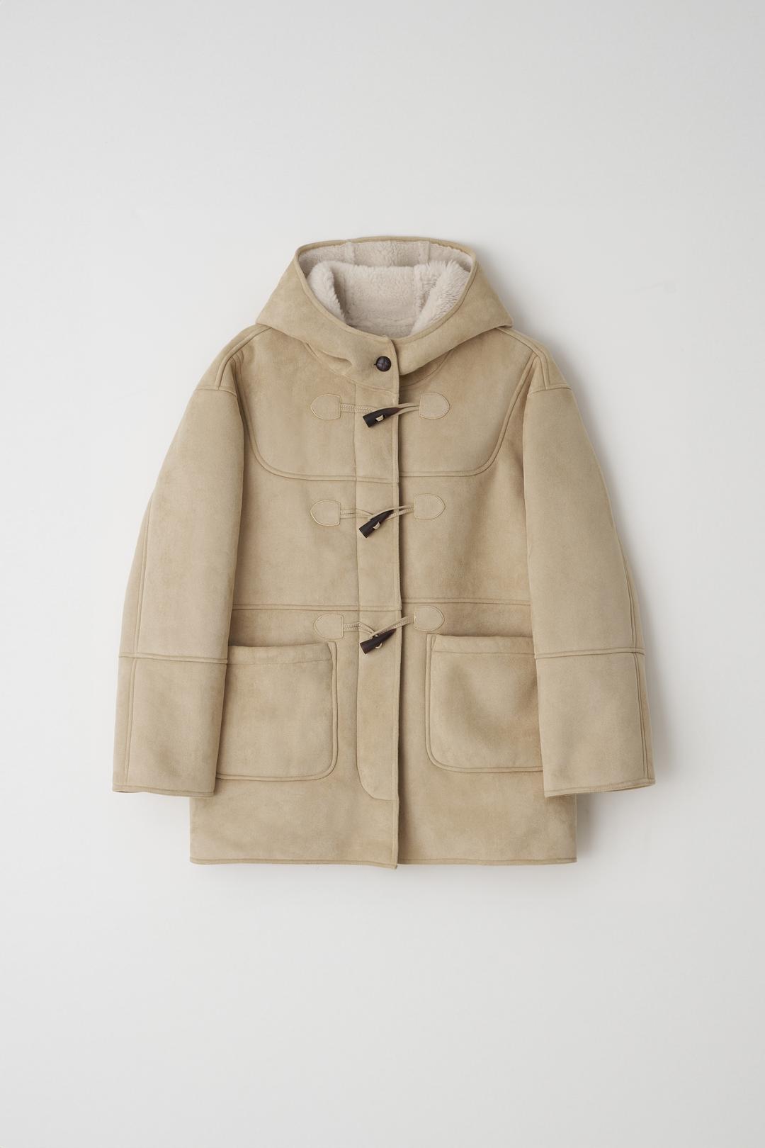 teddy hoody mustang (beige)