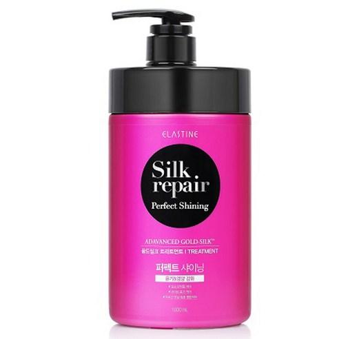 엘라스틴 실크리페어 퍼펙트 샤이닝 골드실크 트리트먼트, 1L, 1개 - 기능성 트리트먼트 | 쿠팡