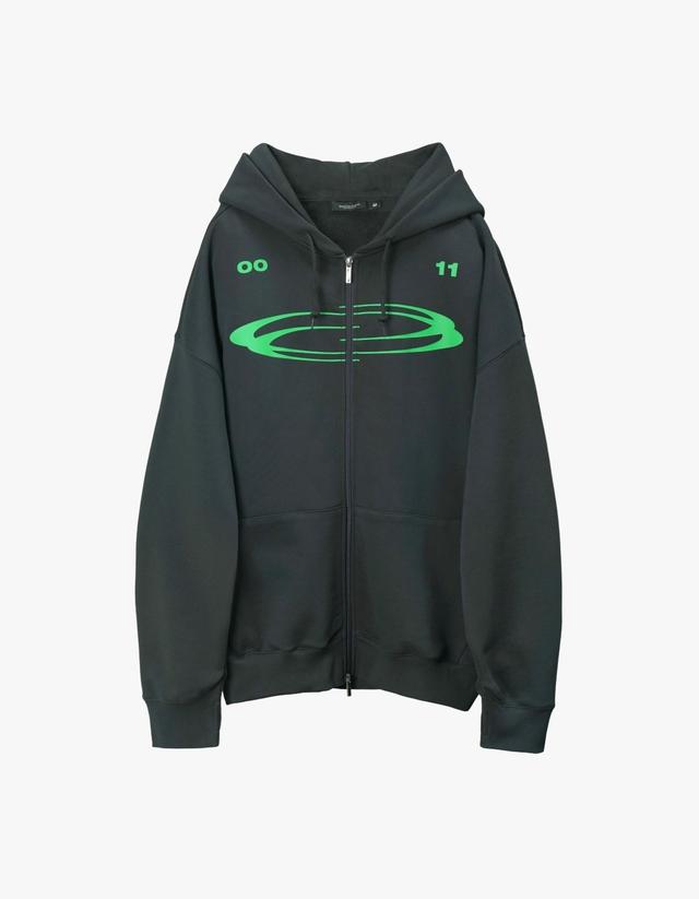 Symbol Logo Zip Hoodie - Charcoal