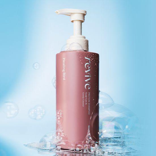 [리뉴얼/단백질 2배]힐링버드 리바이브 단백질 샴푸 500ml