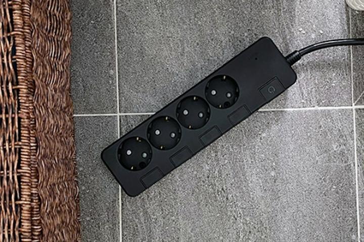 예쁜 인테리어 멀티탭 개별스위치 4구형 3colors