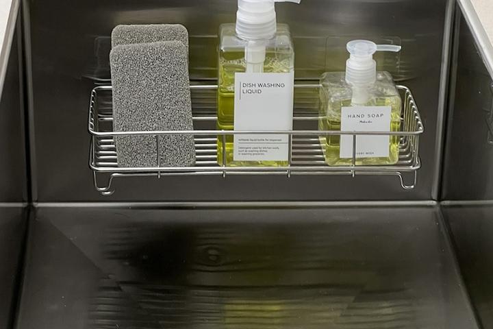 스텐 씽크대 수세미 거치대 싱크대 걸이 받침대 주방 세제 거치대