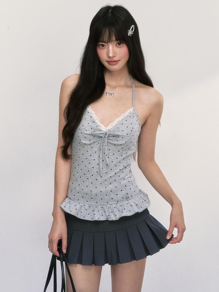 Weekendhub Dot Fizz Halter Camisole