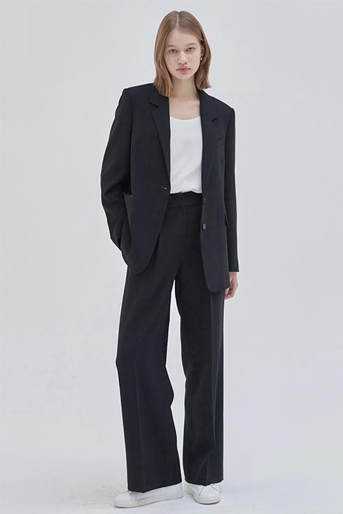 [Reorder] 24SN new wide pants [BK]