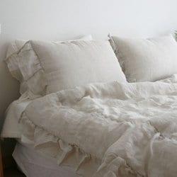 에떼 프릴 린넨 차렵이불(오트밀)(Q/K)