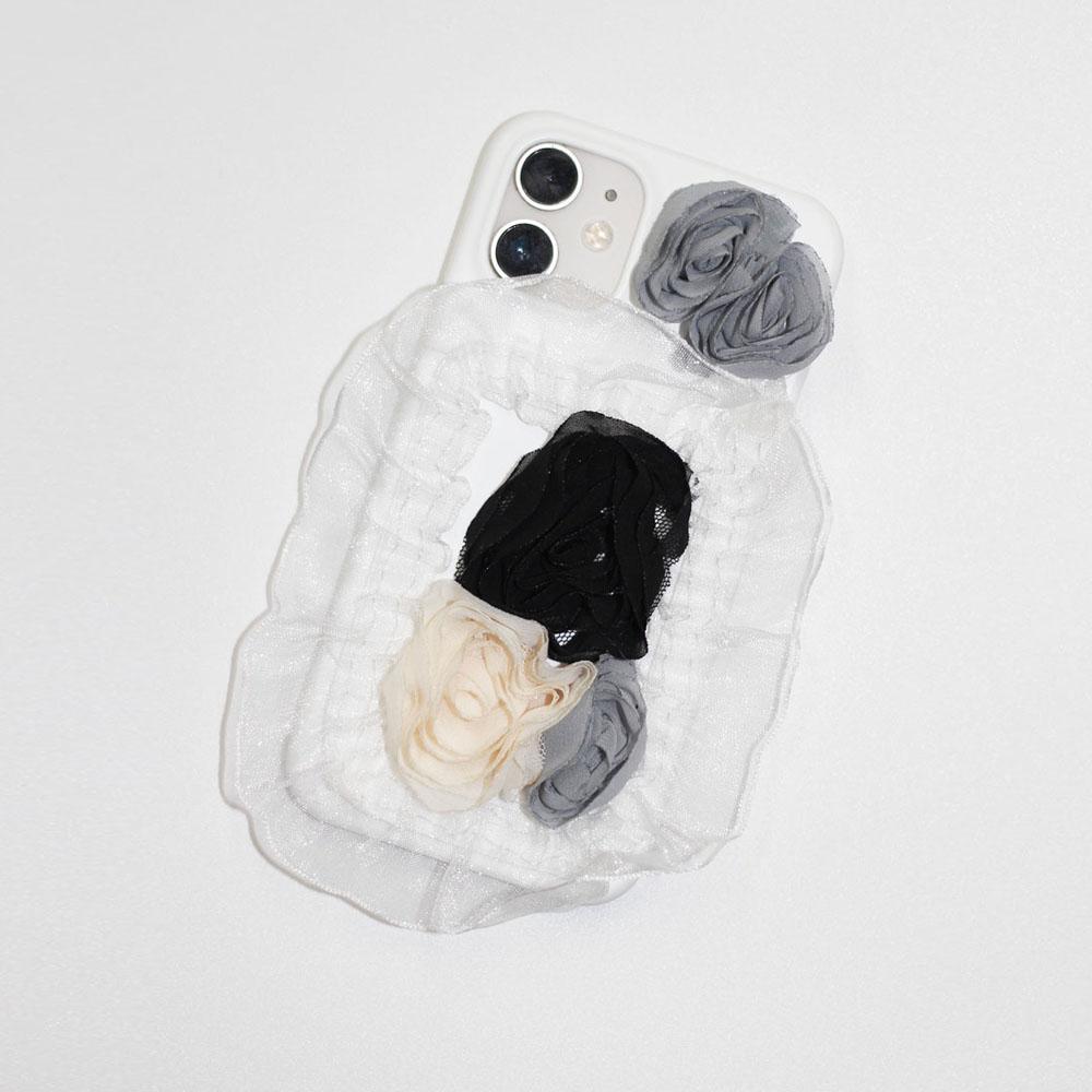 frill flower phone case