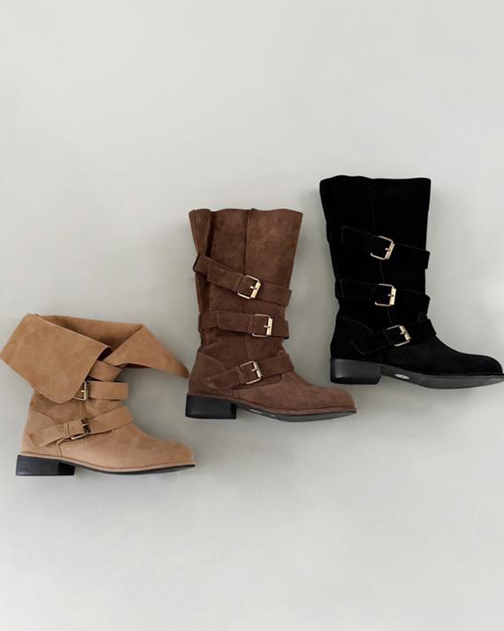 [2way]포즈 투웨이 벨트 부츠(3color)