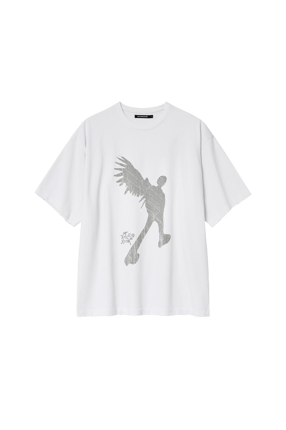 Broken Angel Tee White