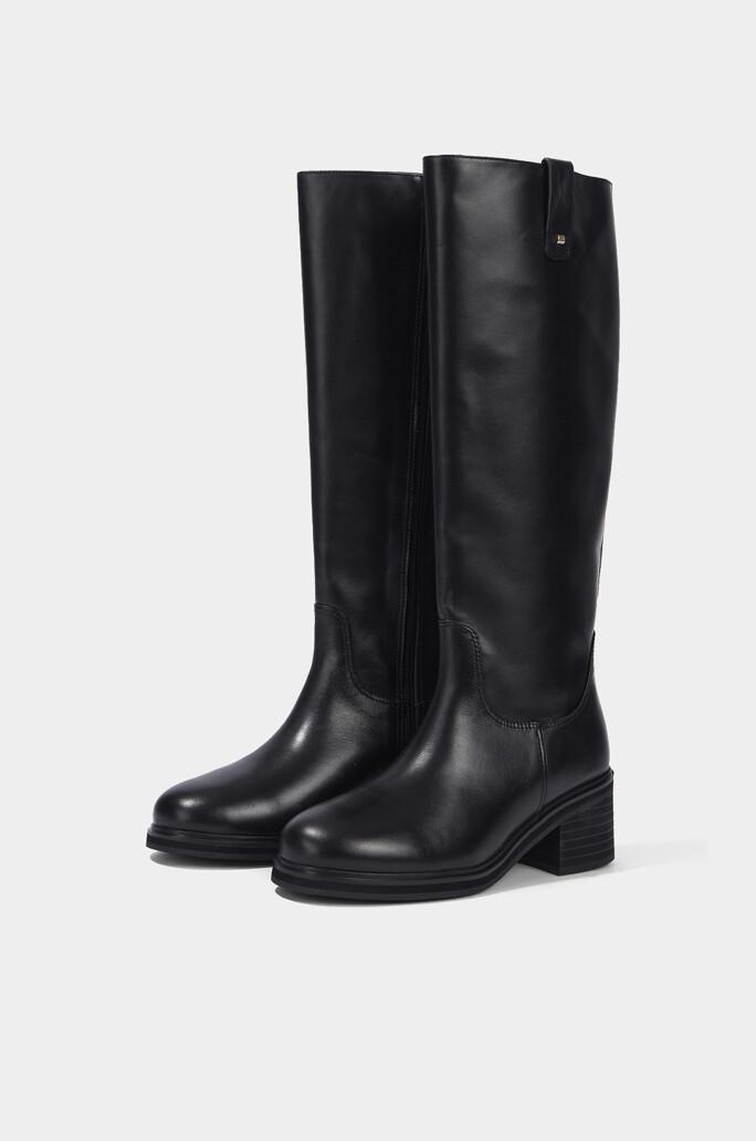 [SJSJ] 레더 롱 부츠