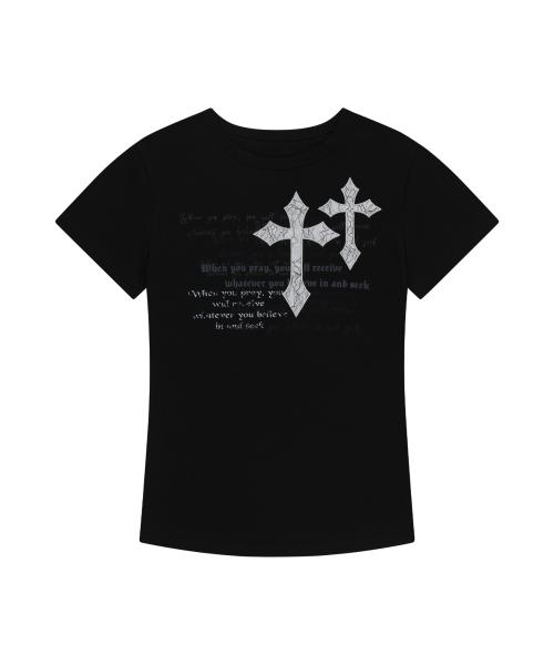 Laced CROS2 Patch Half Top (Black)
