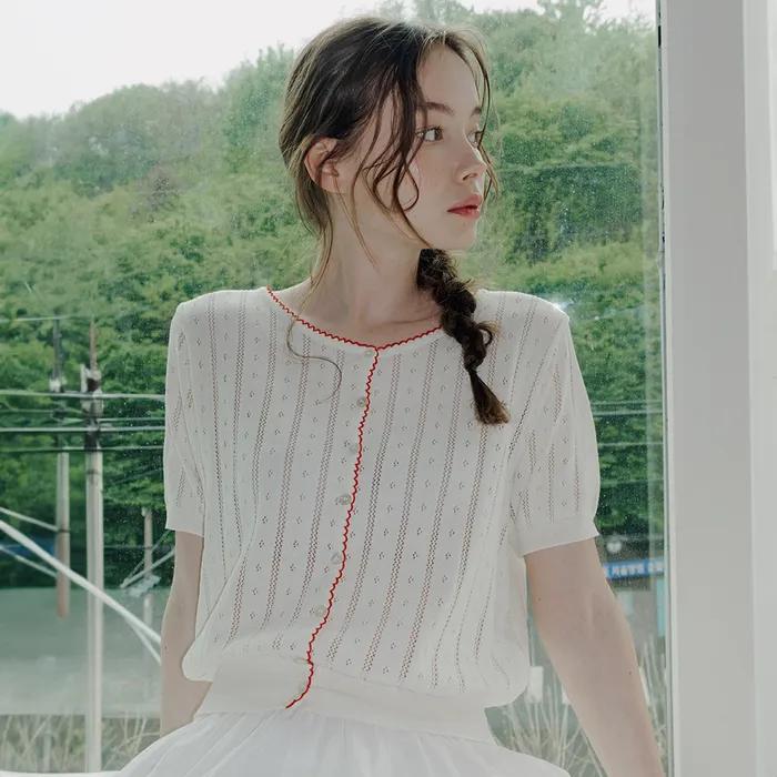 [new color][4color] 195 melo knit cardigan