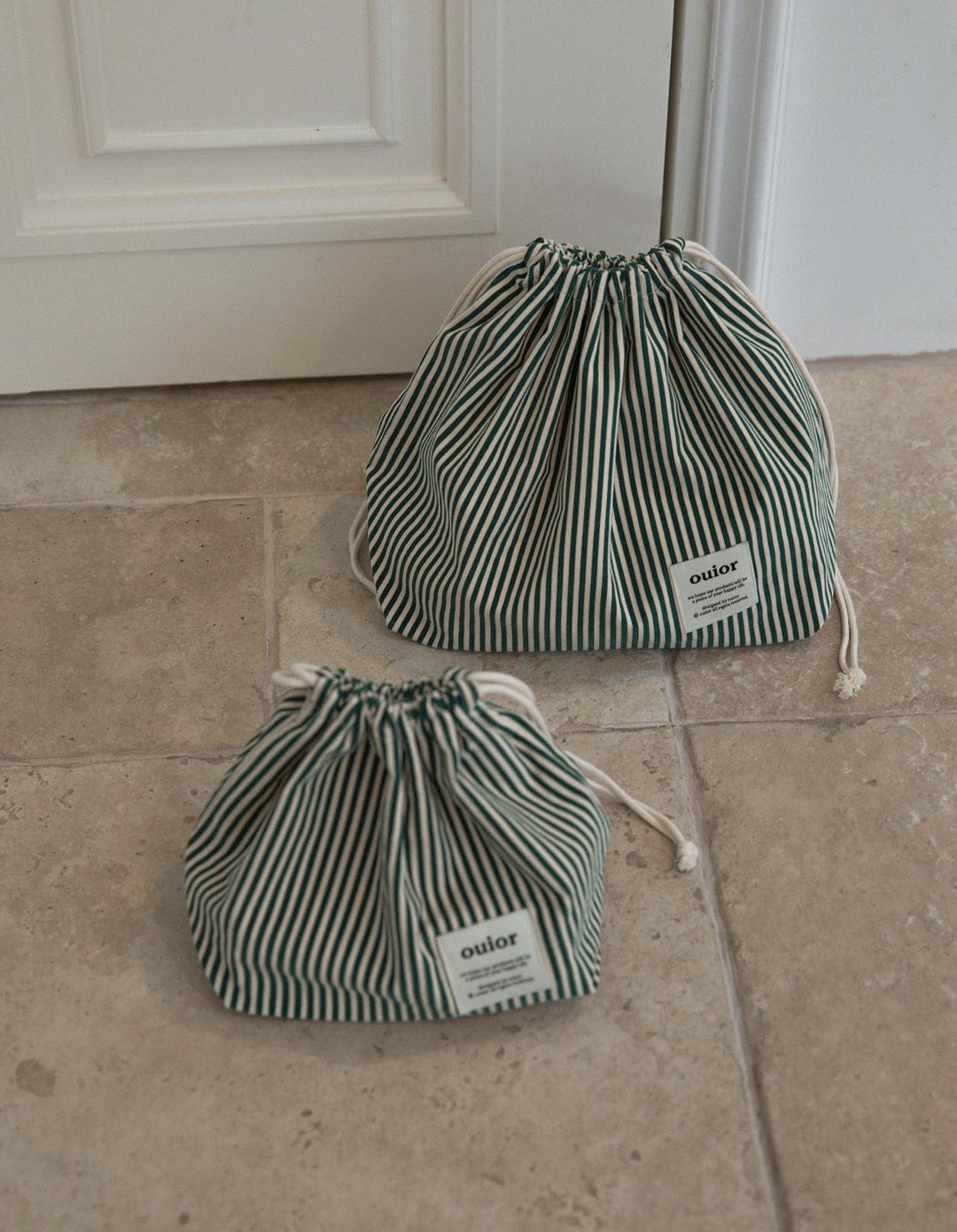 ouior chubby string pouch_pasta green