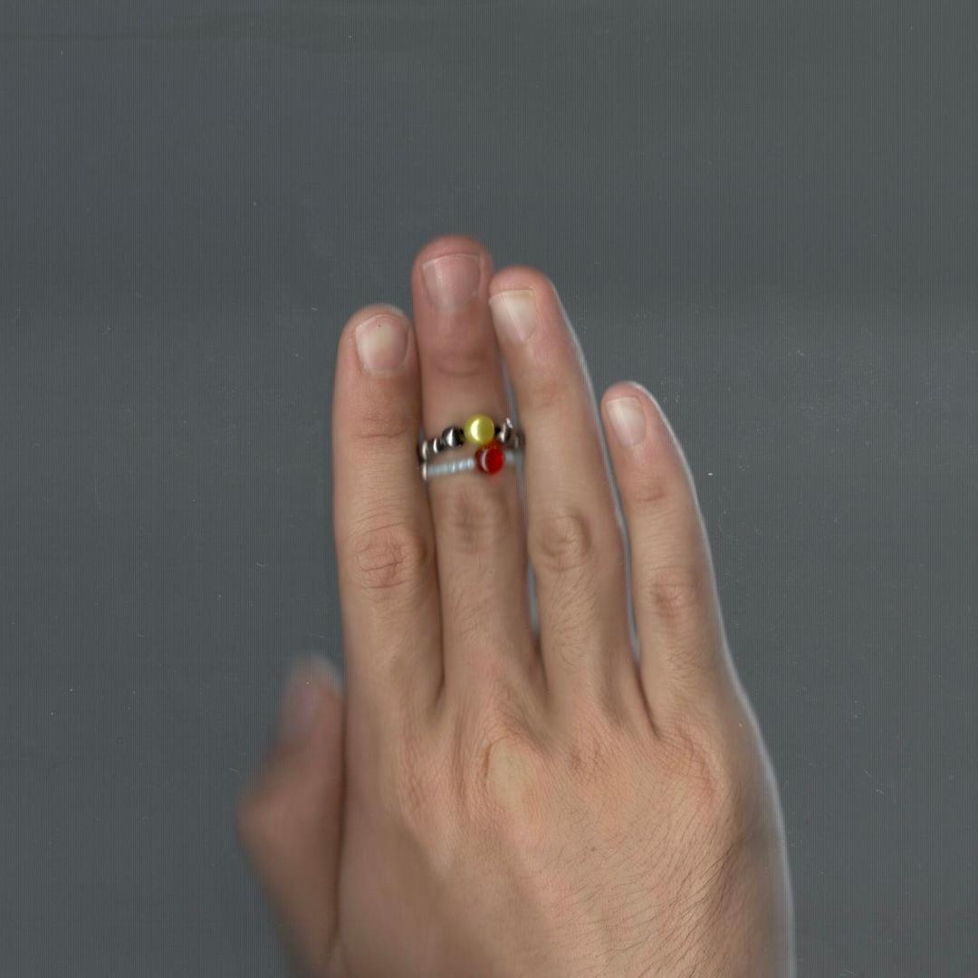 yellow red 2-ring