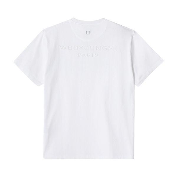 야광 백 로고 반팔 티셔츠