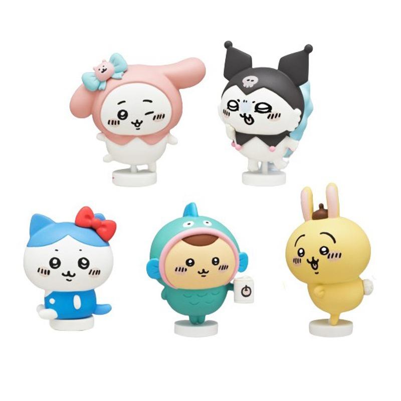 치이카와 산리오 콜라보 마스코트 피규어 캡슐토이 가챠