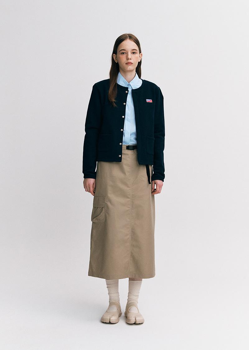 Utility Midi Skirt [Taupe]