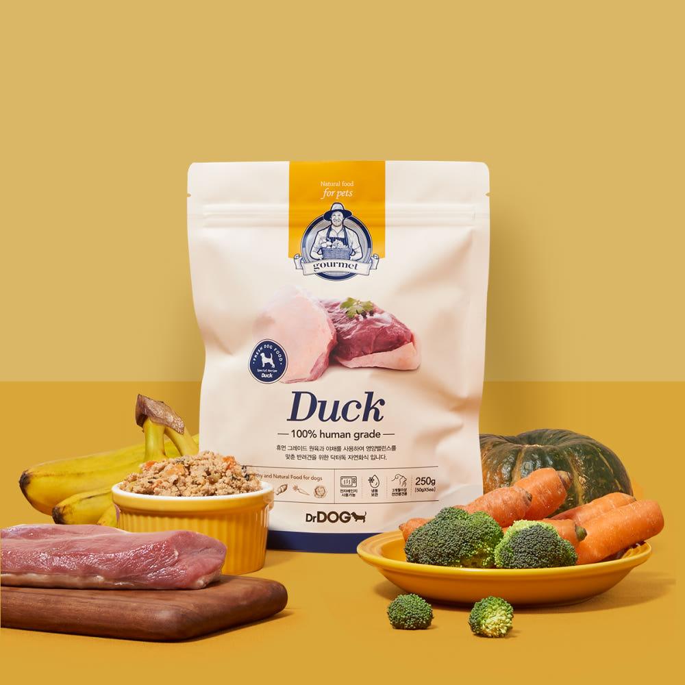 닥터독 고메 오리 화식 250g 