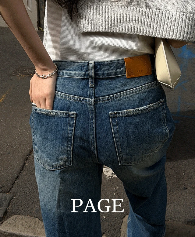 [2nd] [page] 메도우 데미지 데님 (*엑스트라숏-롱/XS-L) (*RING YARN)