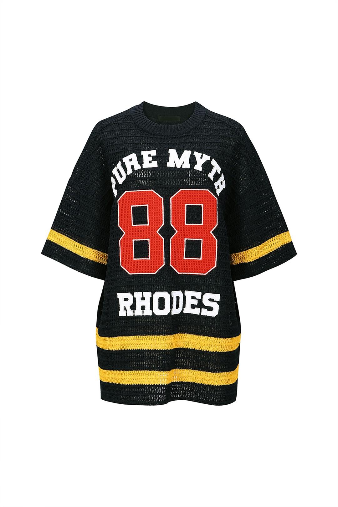 OVERSIZED MESH KNIT TOP