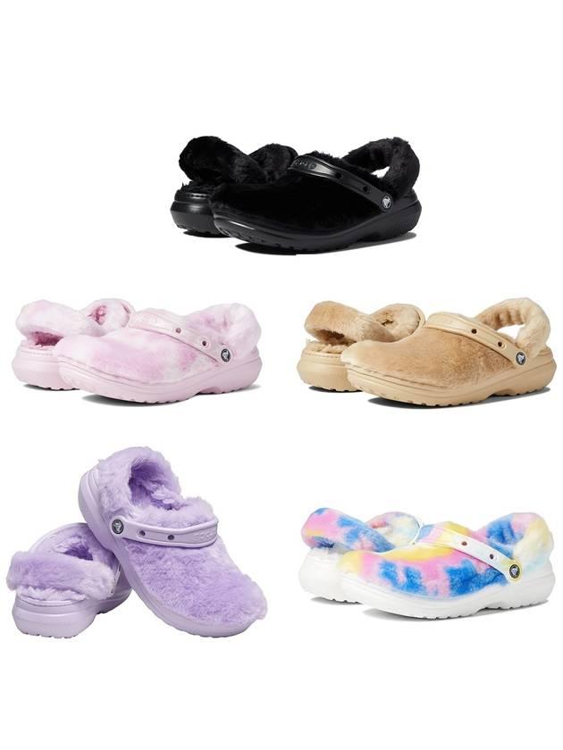크록스 클래식 퍼슈어 5컬러 클로그 블랙 차이 겨울 털 슬리퍼 Classic Fur Sure   |   발란코드 [22555783]