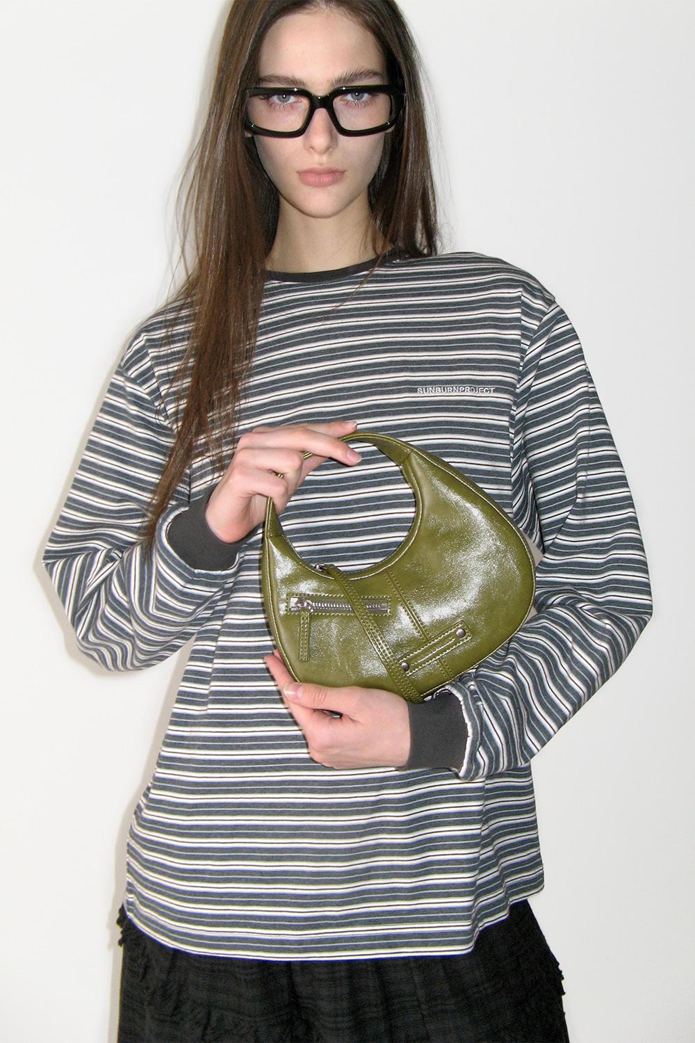 Mini Pebble Bag, OLIVE