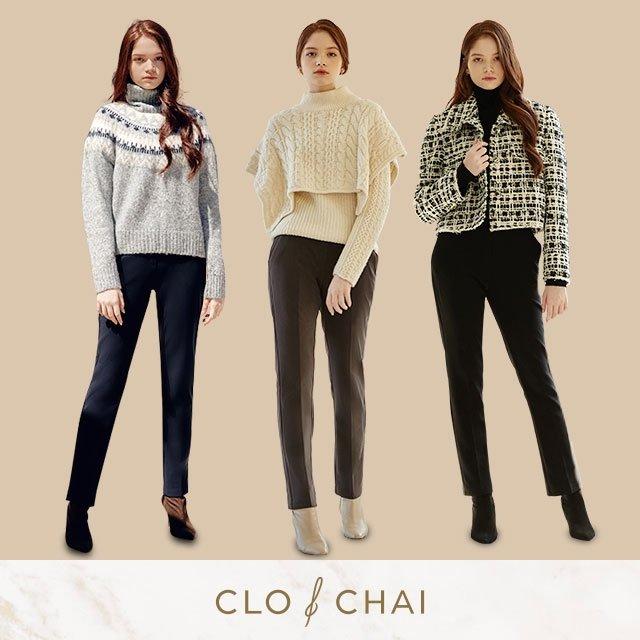 22FW 클로앤차이 기모본딩 리얼텐션 팬츠 3종