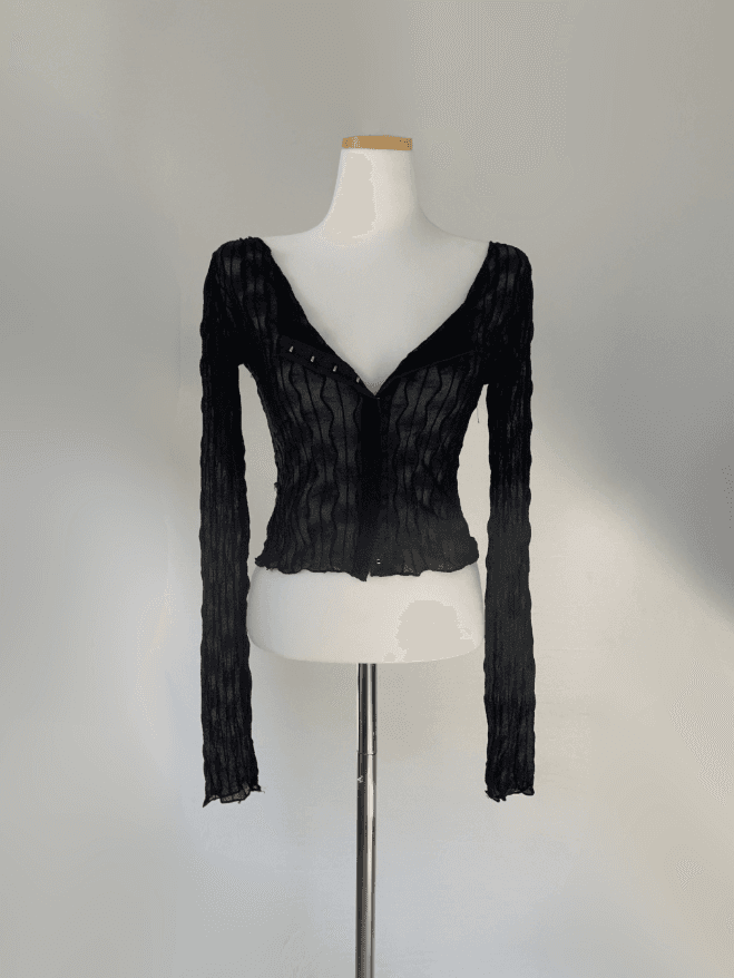 Neroni Hook Cardigan (Black)