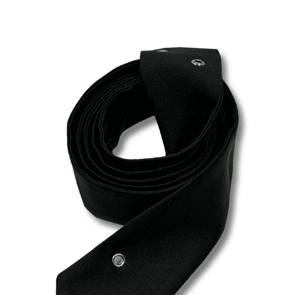 23PS NX EYELET SCARF BK