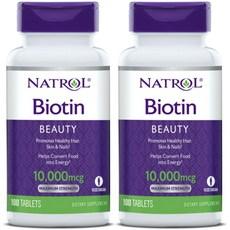 나트롤 비오틴 뷰티 10000mcg 타블렛, 100정, 2개