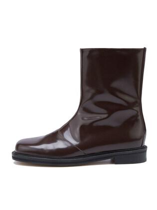 ANCKLE BOOTS [BROWN]