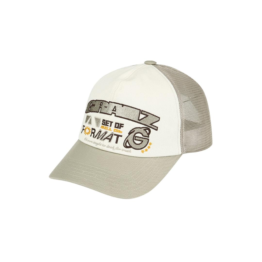 FORMAT TRUCKER MESH CAP [BEIGE]