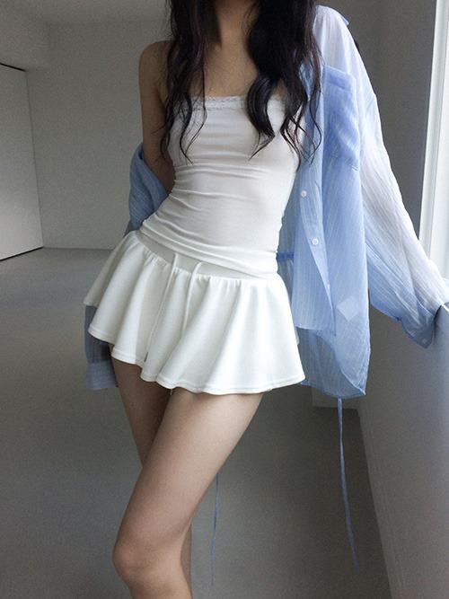 corn skirt pants, 3color