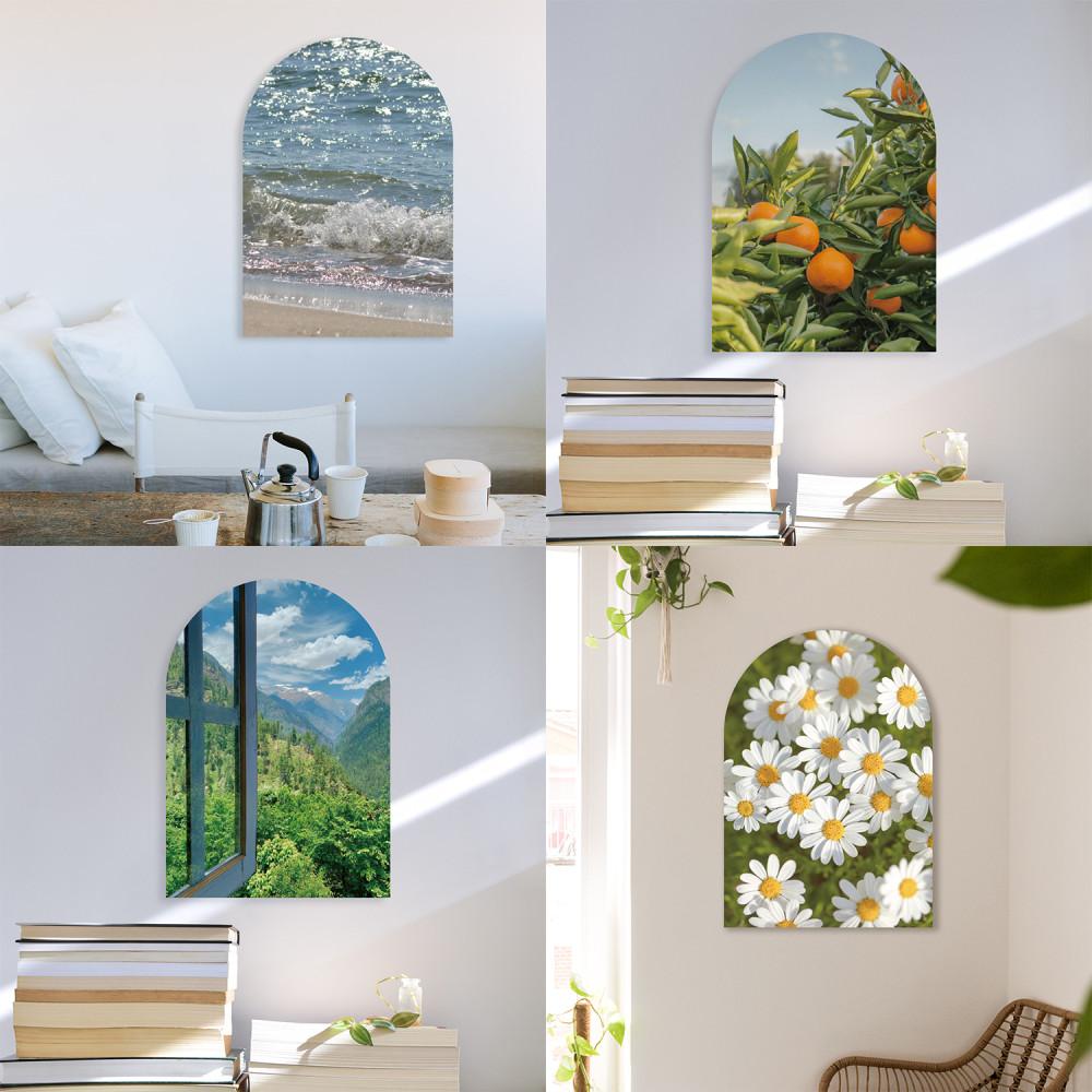 마이 리틀 윈도우, 인테리어 접착 아치 포스터 90종