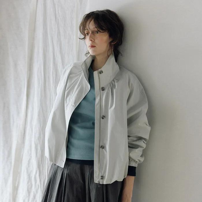 Voluminous Cotton Blouson