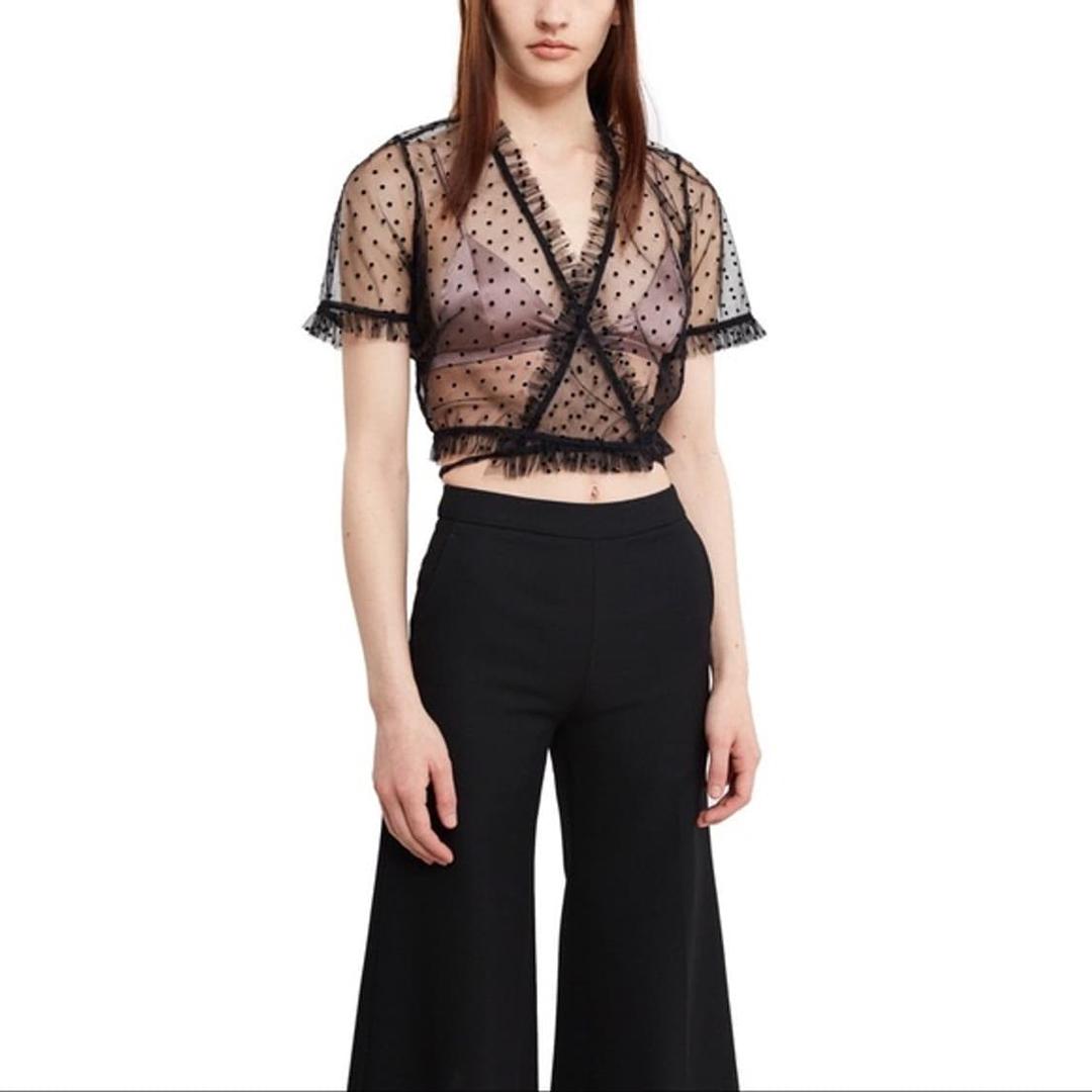 OC X Callipygian dot wrap top | 후루츠패밀리